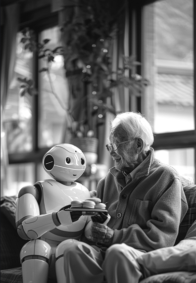 老龄化社会靠机器人养老靠谱吗 机器人能定时提醒老人吃药、监测健康指标，还能陪聊解