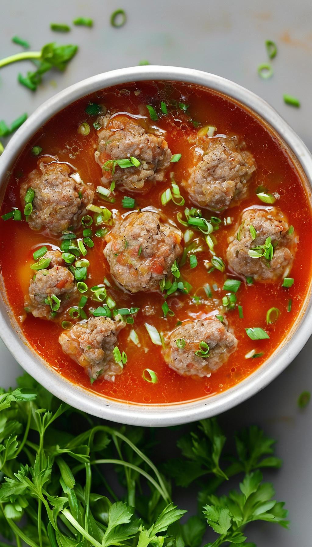 【每日一美食分享】  
番茄丸子汤：一碗暖心又解馋的家常神仙汤，简单到你想不到！