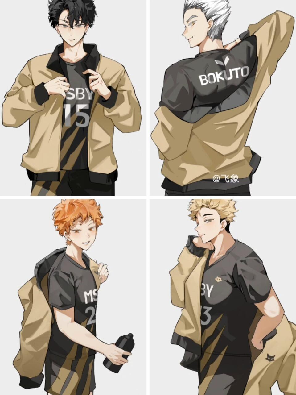 排球少年黑狼队 这也太帅了！ x： Myanya.0 