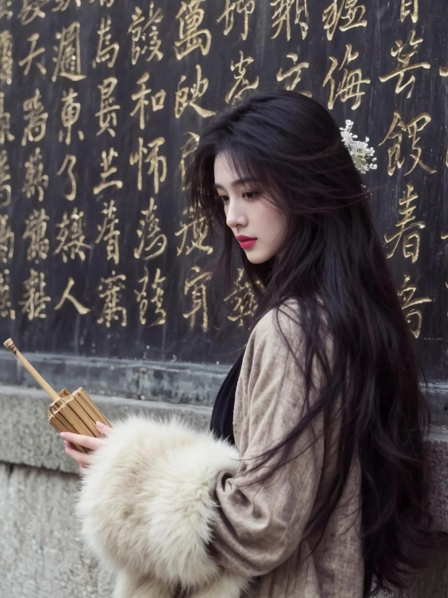 AI墨韵手持照 ai创作 玩法合伙人计划 清冷气质 随变一拍都很夯