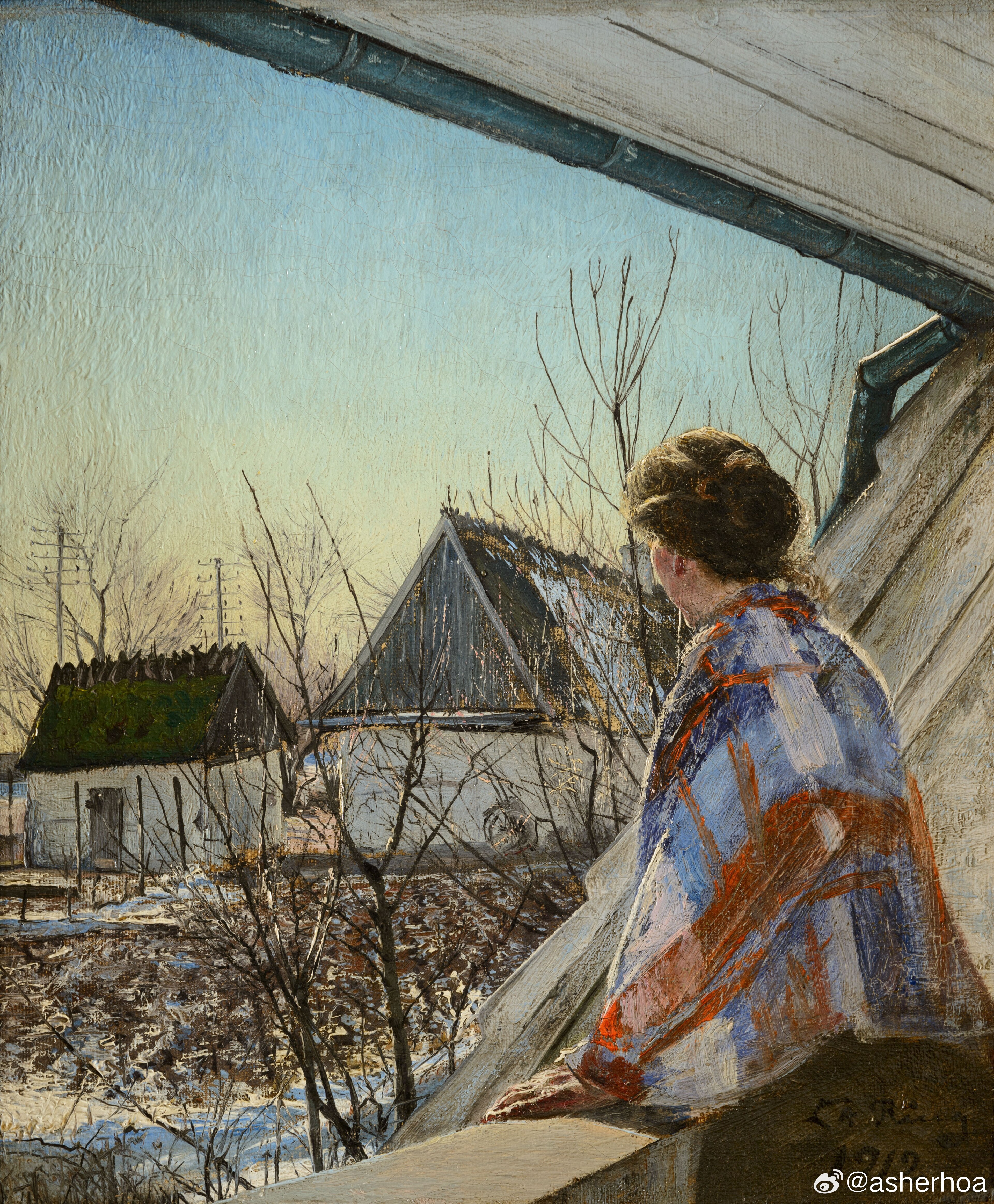 西洋历史文化鱼缸 丹麦画家劳里茨·安徒生·林（Laurits Andersen 