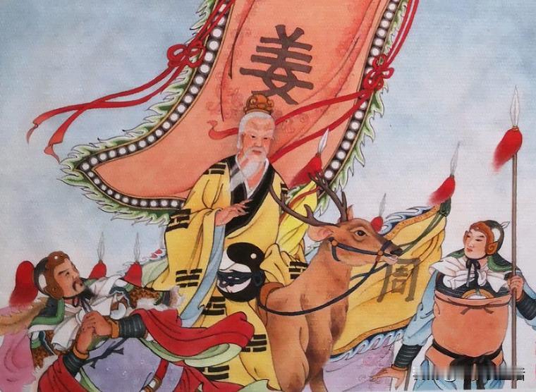 周文王（西伯侯姬昌）恨纣王无道，晚上睡觉梦见一只飞熊从天而降，第二天大臣解梦说：