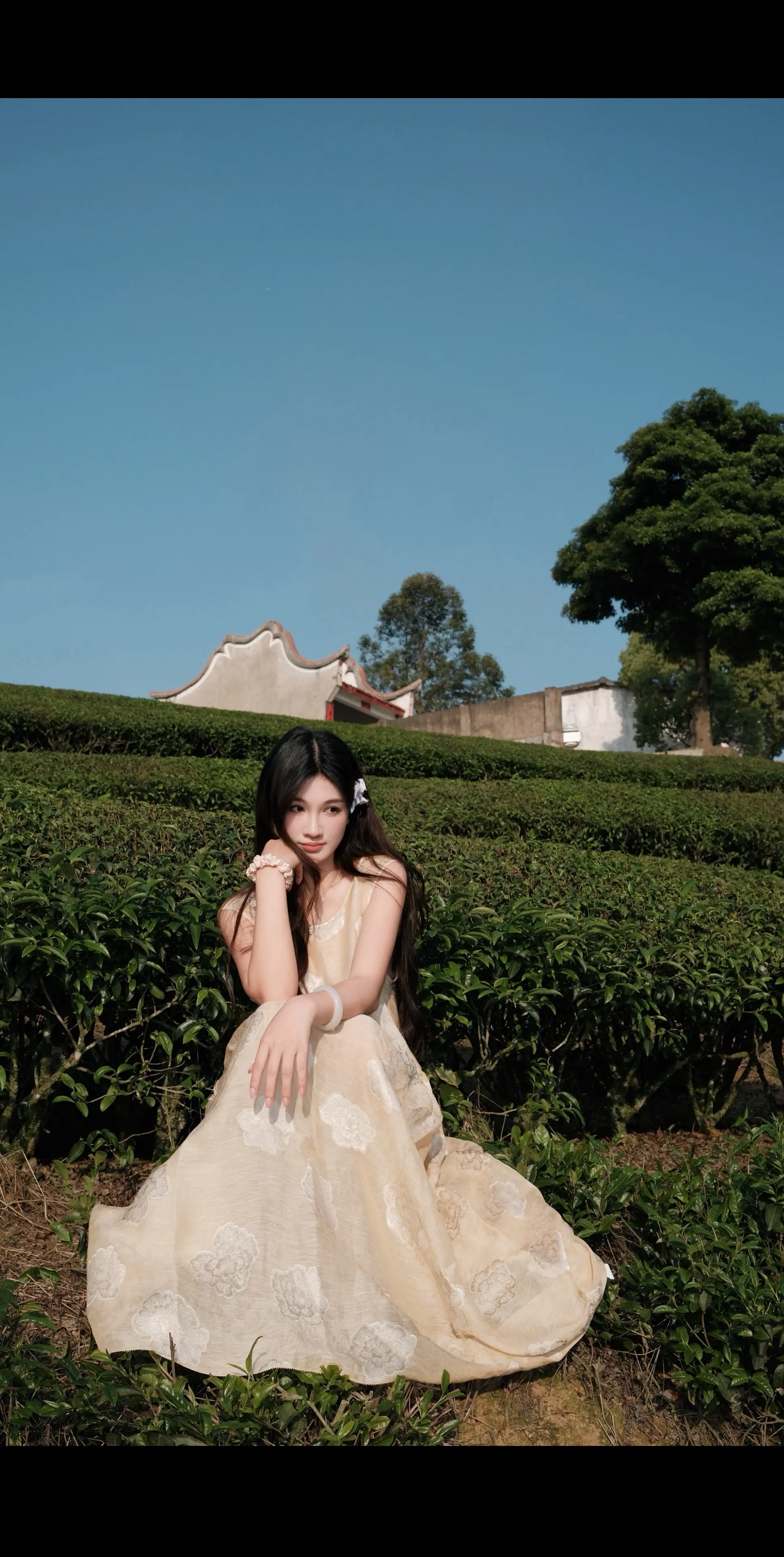 上春山吸氧啦。