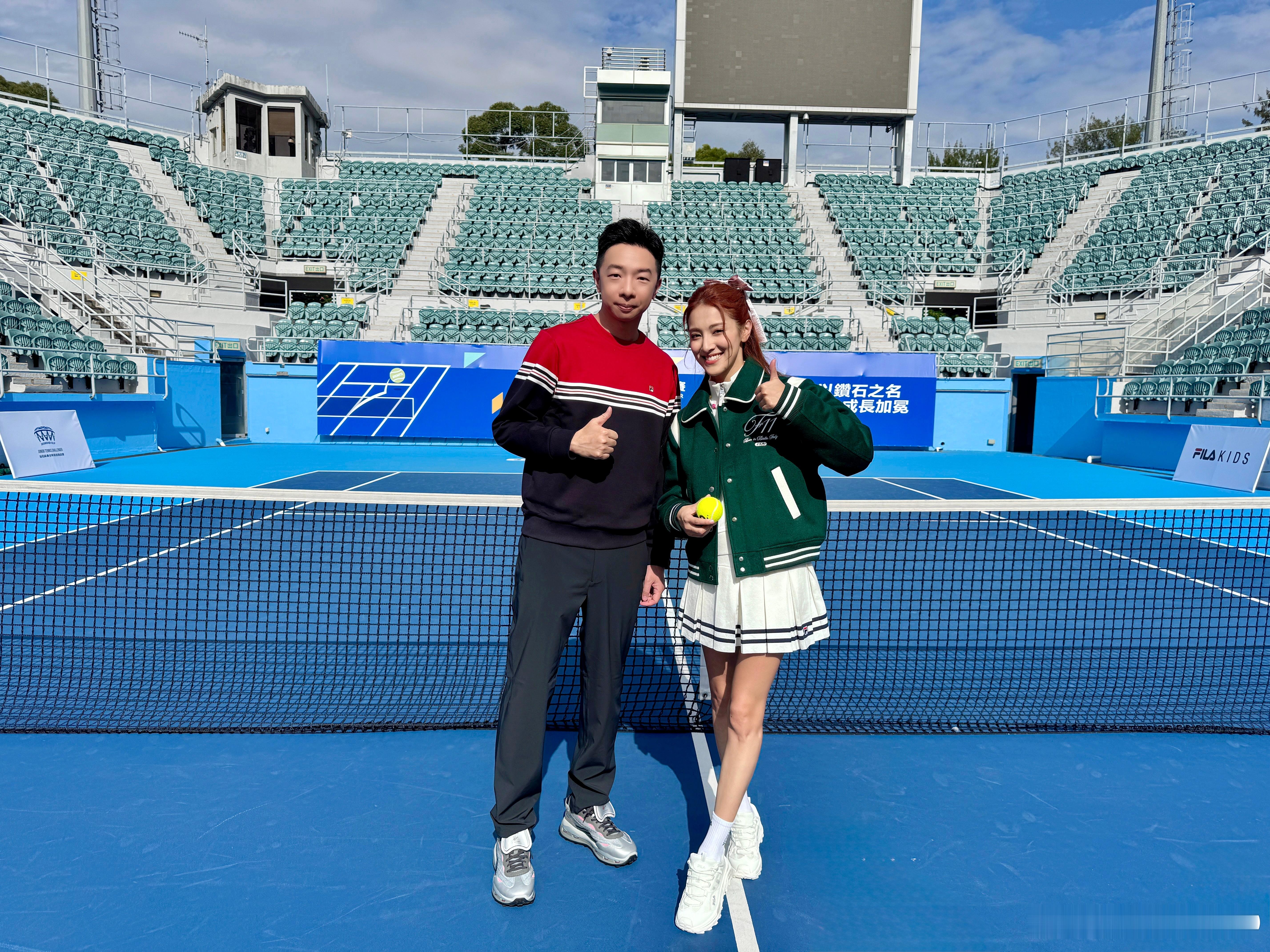 很高兴和 一起出席FILA KIDS钻石杯香港站，以钻石之名，为成长加冕！ 