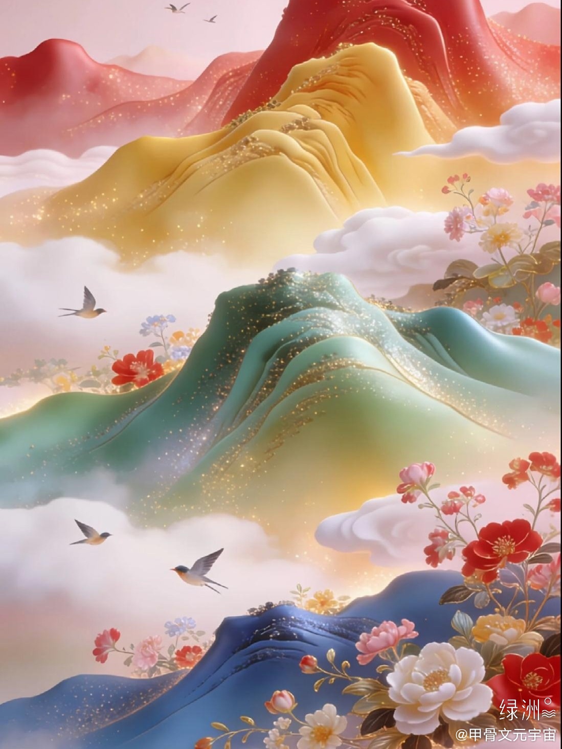 花开富贵，文定吉祥~ 绿洲