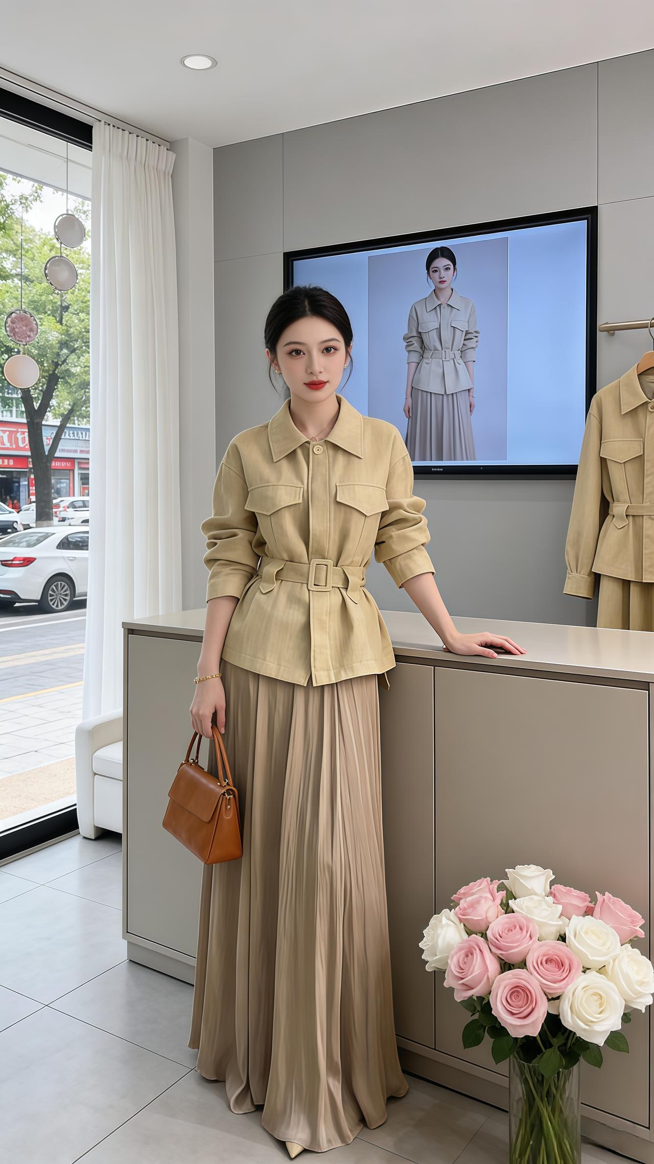 每日搭配分享👗时尚穿搭 我的春日穿搭look 美美的裙子穿出自己的风格 穿搭今