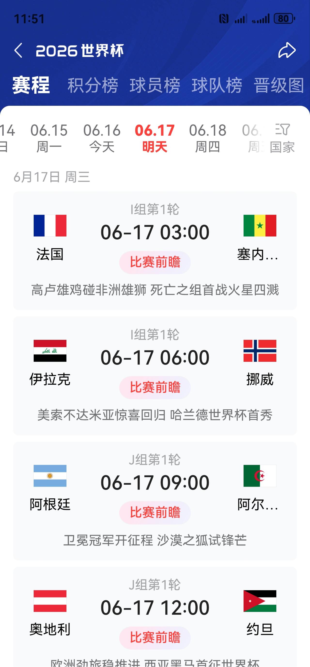世界杯明日赛事预测！

      一，法国对塞内加尔2：0/2：1，防冷1：1