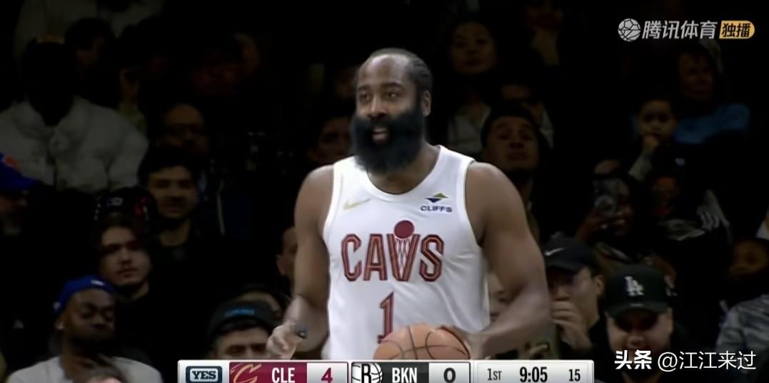 哈登来到骑士后关键时刻命中率哈登联盟第一，真实命中率也是联盟第一！
哈登投篮命中