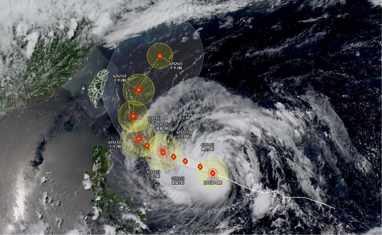 今年第7号台风“米克拉”掠过我国台湾省，带来强风暴雨，造成严重灾情。日本6月26