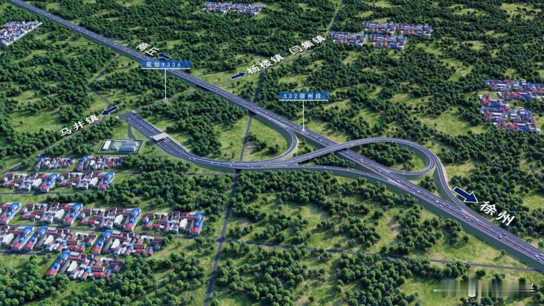 徐砀商高速，马井互通。
位于萧县西北部马井镇，设置一处上下高速出入口。
宿州高速