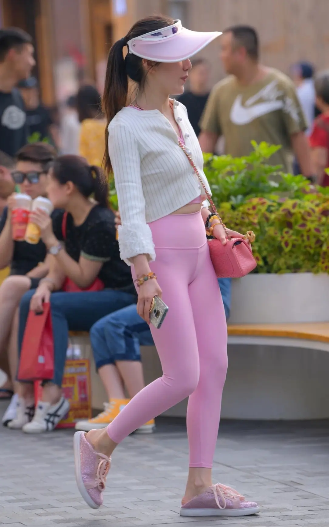清纯女神 美女 街头穿搭 女神