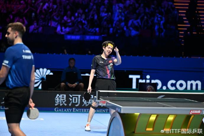 王楚钦对阵约奇克说赢得很侥幸
 
4日晚，2026澳门乒乓球世界杯男单1/4决赛