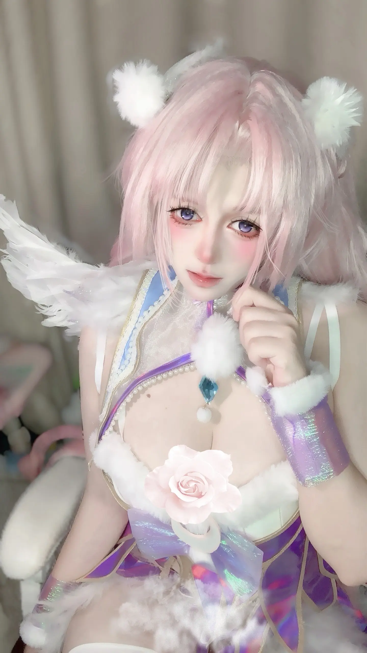 想陪你很久很久 但更想你愿意。殷紫萍cos