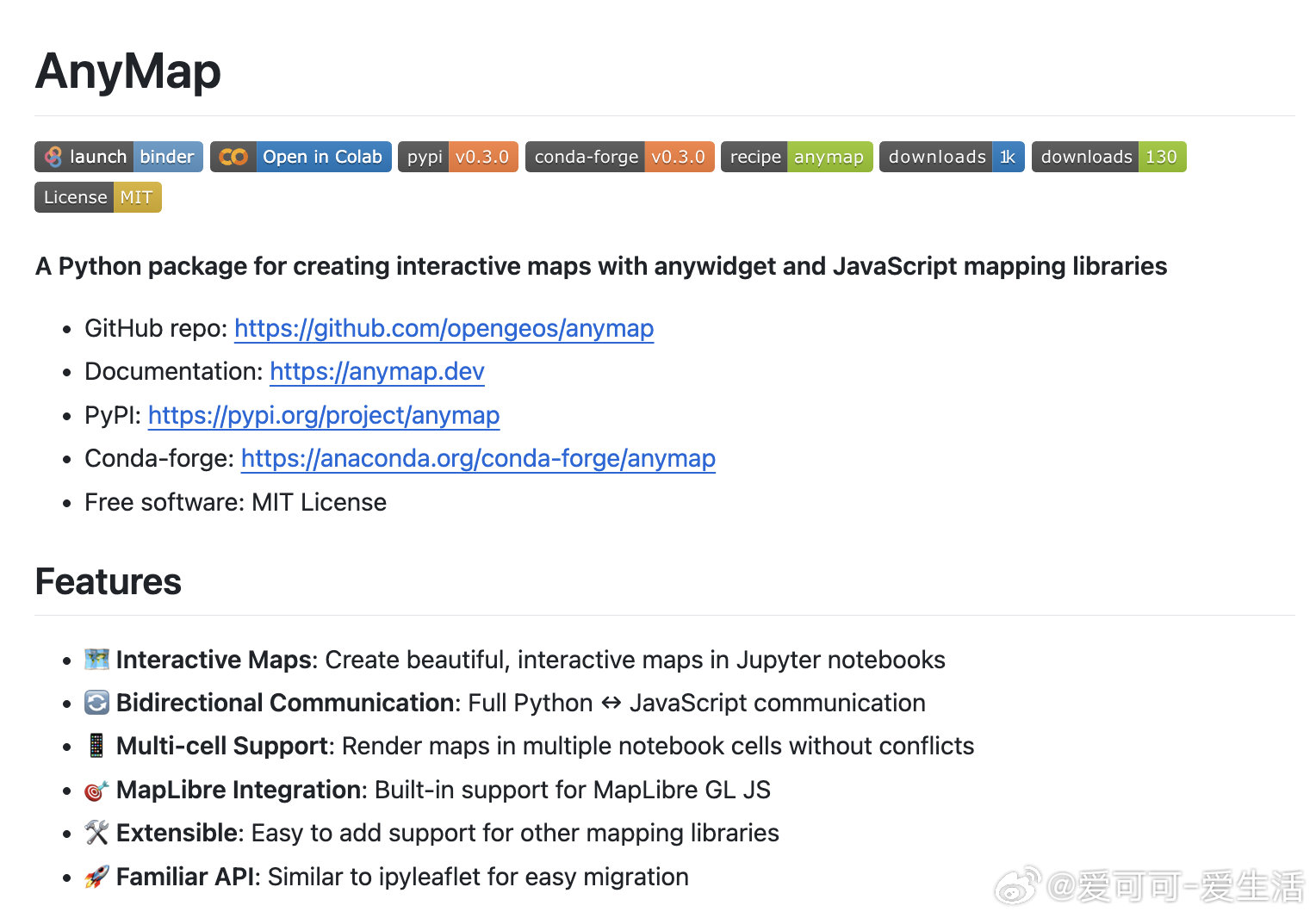 【[42星]AnyMap：用Python在Jupyter笔记本中轻松创建交互式地