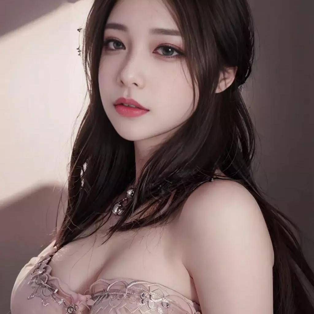 梦幻少女，优雅迷人，粉色蕾丝装，甜美又性感。梦幻蕾丝少女 粉衣少女写真 紫色蕾丝