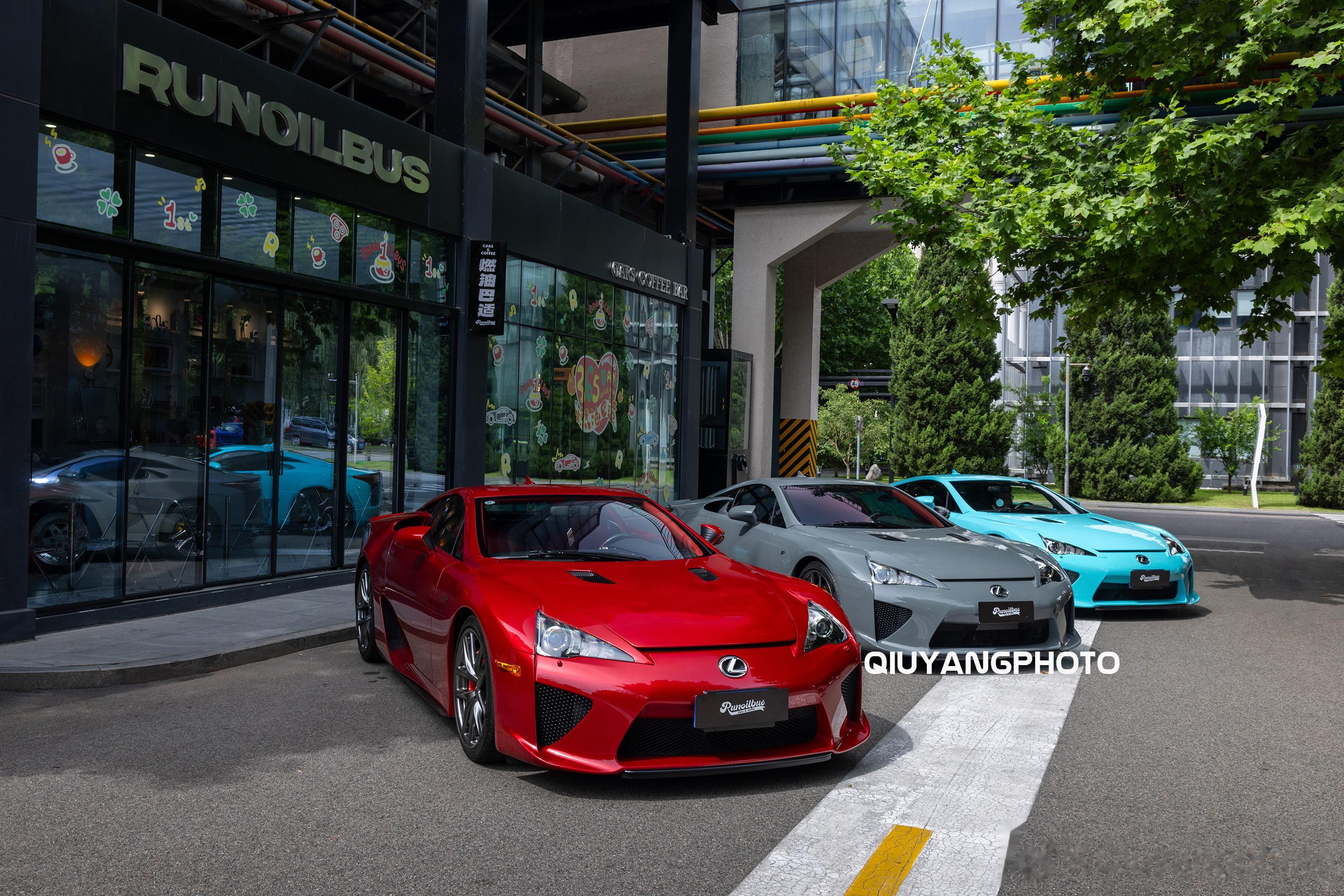 Lexus LFA #cars01豪车拍# 多彩的夏天[舔屏]五台内地LFA中的