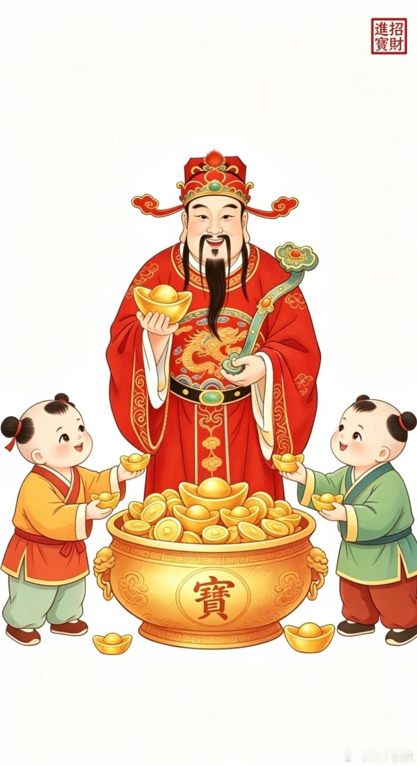 财神到🙏祈愿职场财禄上扬，升职加薪如期而至，奖金福利逐年增多。工作项目收益丰厚