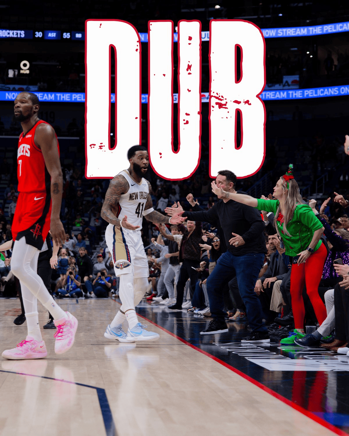 当鹈鹕落后25分时，没人能想到火箭还能输末节，鹈鹕打出一波36-20，把比赛拖进