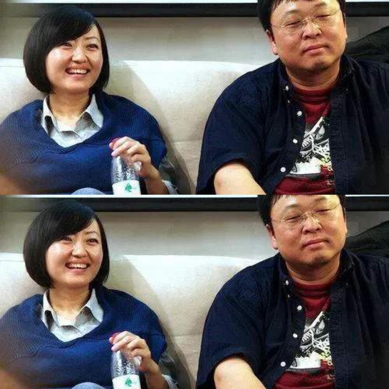 给奶奶看罗永浩妻子照片时
她眯眼端详半天，突然蹦出一句：“这姑娘眉眼软，可心肠硬