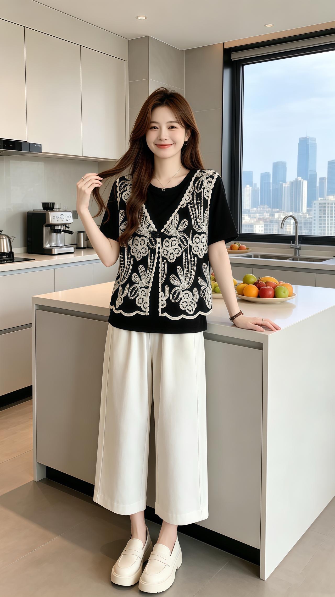 遮肉显瘦上衣 洋气上档次 谁穿谁好看 面料柔软舒适