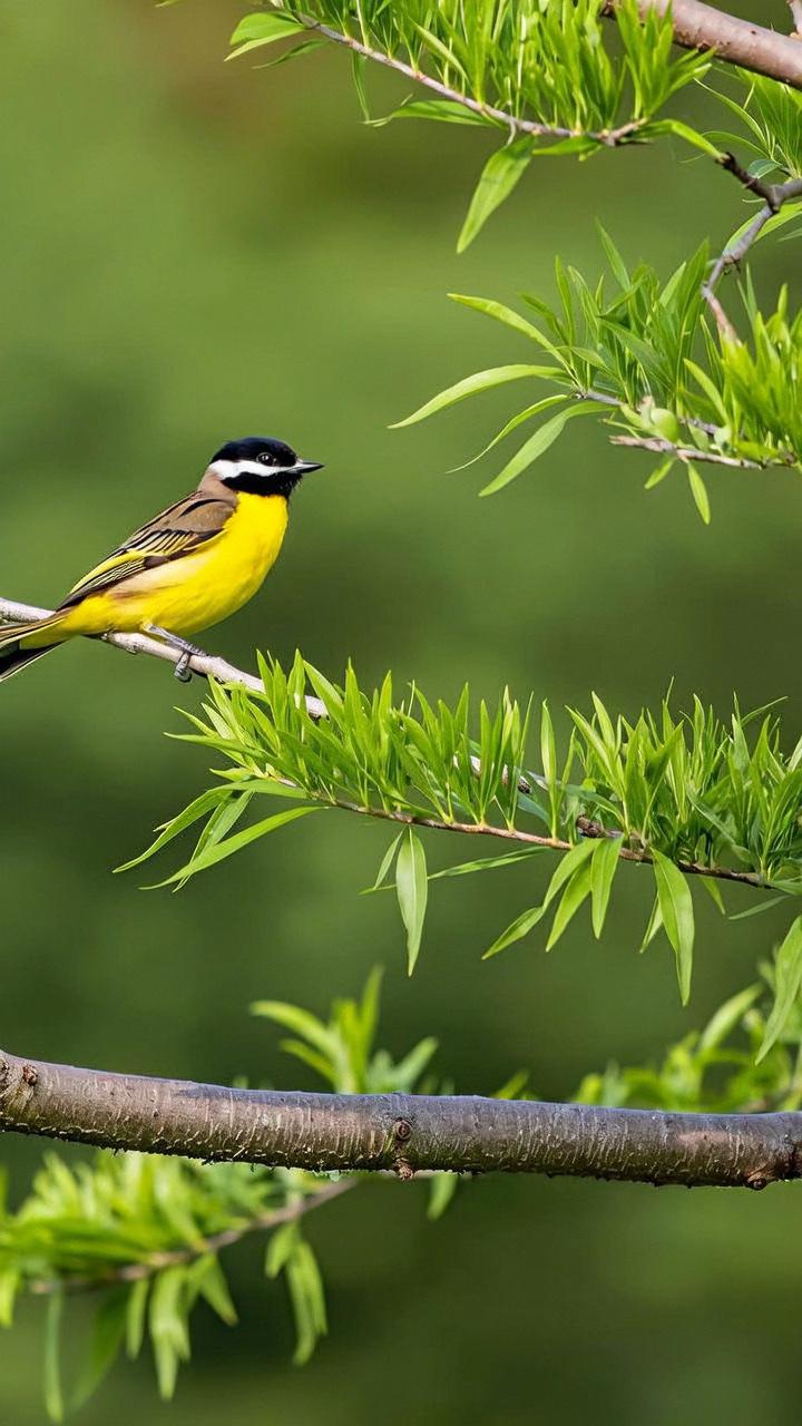 潇湘夜雨 · 家乡的春天

春雨飞飘，轻寒谁约，树花却是精神。当街流水。洗微尘。