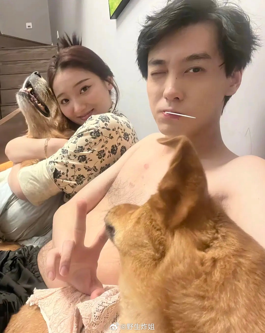 这个嫂子绝对不爱了，放出的照片一张比一张雷人谁敢看？曝田栩宁已向若若求婚九成美坐