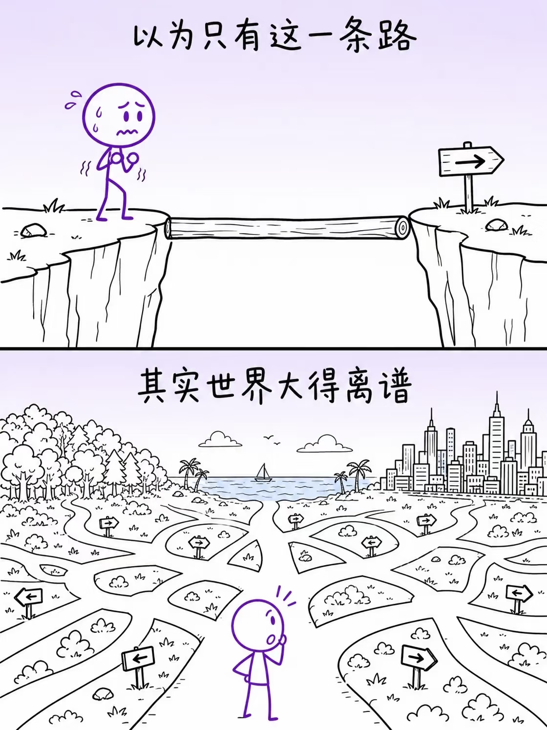 人生不只有考公考研两条路不否定考公考研，想要提升学历、求一份安稳，这是非常好的选