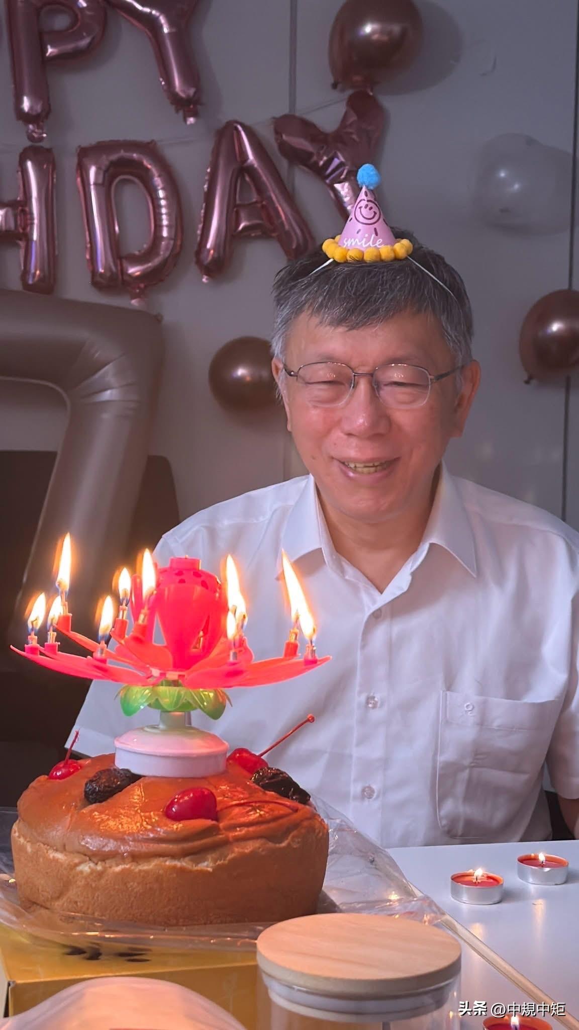 柯文哲妻子陈佩琪今（6日）在脸书发文表示，今天是先生67岁生日，但他还是照往常、