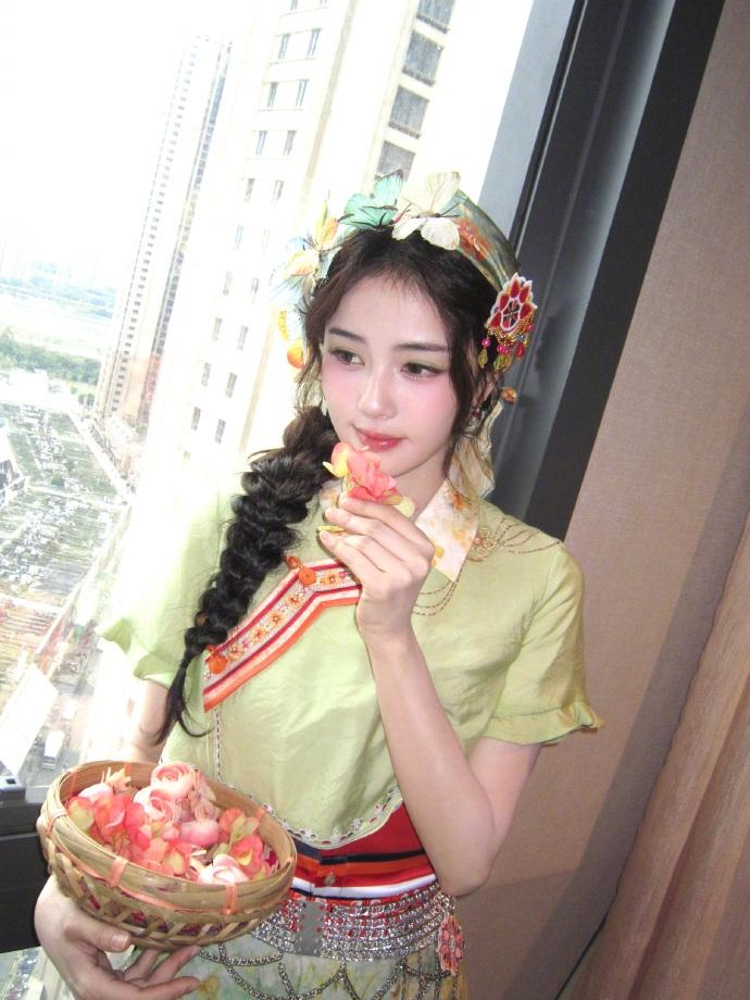 希望白鹿今天录制顺顺当当的，玩得超开心！