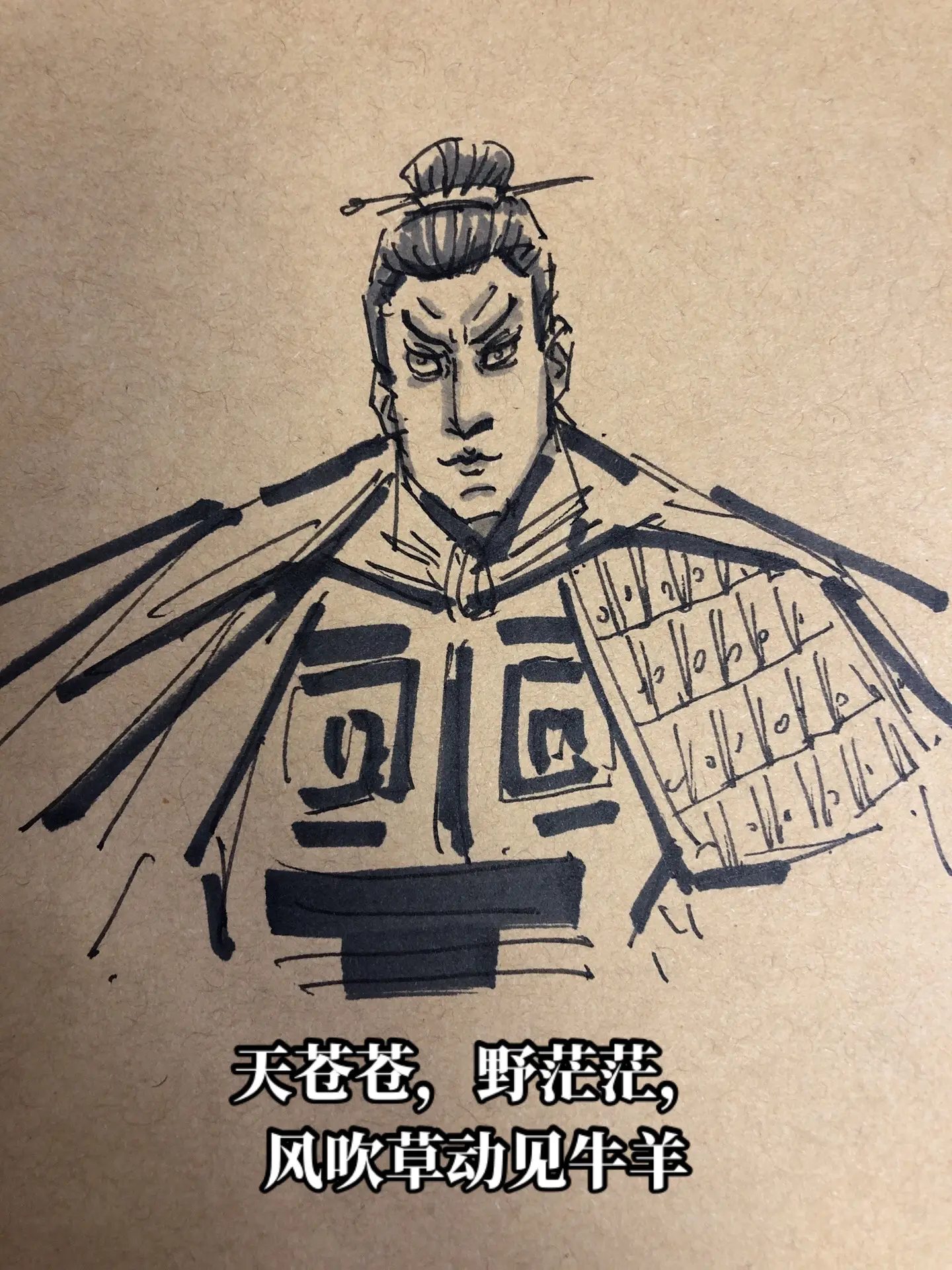 帅哥高欢。历史画画