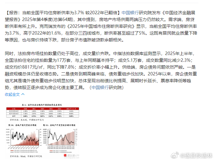 财经 中国银行研究院发布《中国经济金融展望报告》2025年第4季度(总第64期)