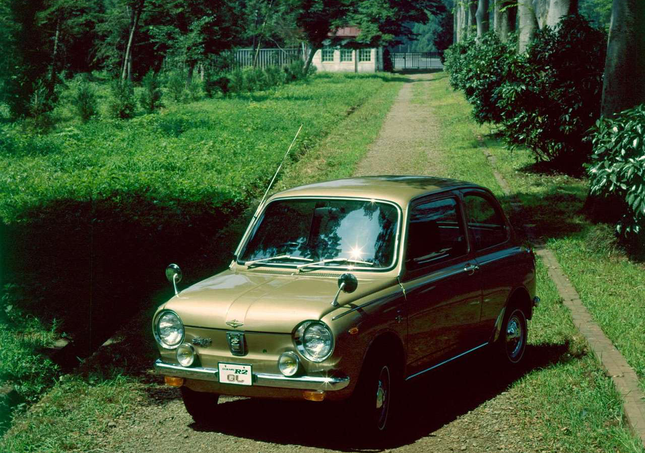 斯巴鲁   1969 Subaru R‑2 ，360的继任K‑car（日本轻自动