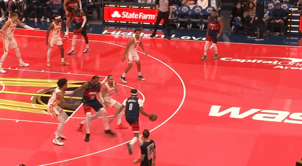 CJ麦科勒姆在今天奇才对阵老鹰的NBA杯赛中狂砍46分，打出了自己加盟奇才以来最