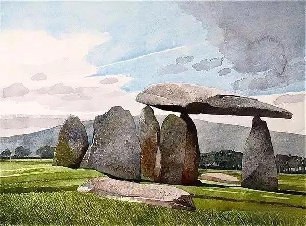 画家 Lan Sidaway 水彩作品欣赏风景遇见艺术绘画 ​​​