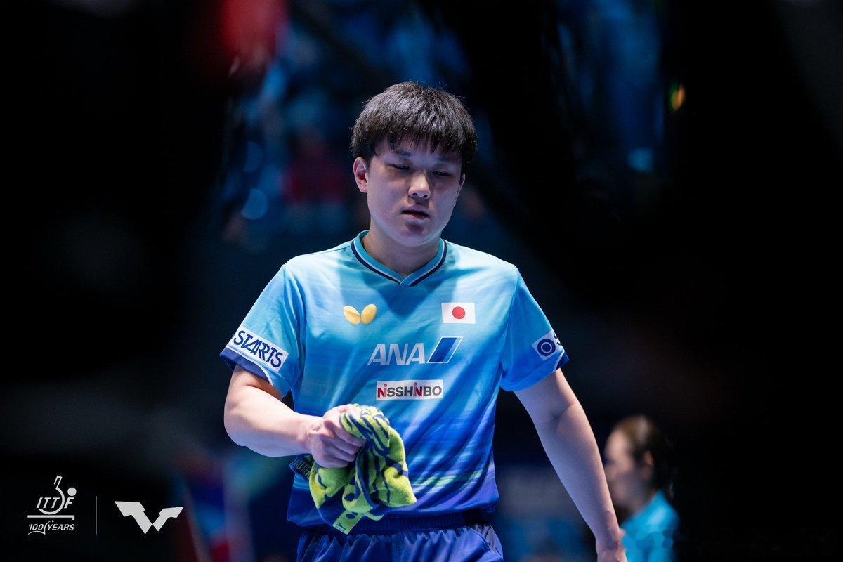 ITTF伦敦世乒赛2026张本智和 260502 1A小组赛第一轮德国照片一组。