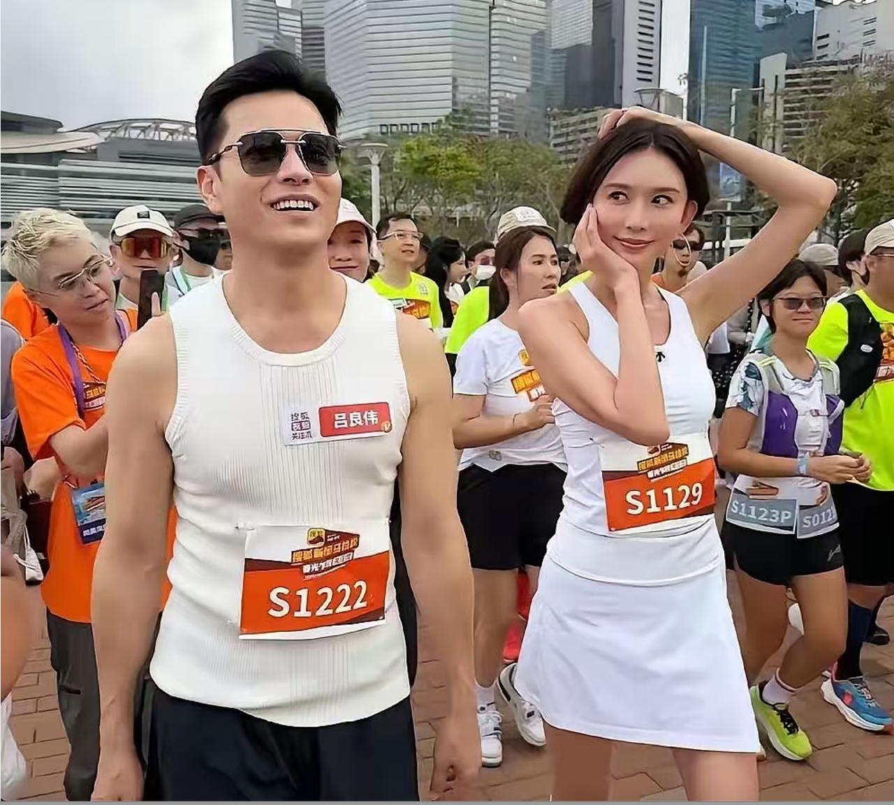 林志玲这么看着我，我60岁也要拼老命去跑马拉松！港澳的艺人真的很自律，70岁的吕