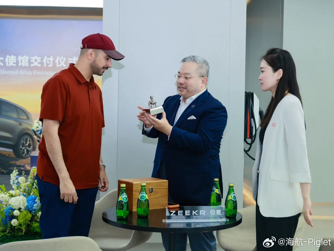阿联酋驻华大使馆喜提极氪8X，这回是来自中东石油富哥的认可！极氪8x 还是太权威