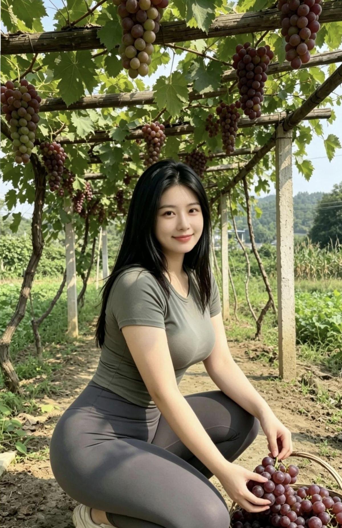 叫我赶集卖葡萄，
心里感觉很烦恼。
讨价还价我不会，
…………………………
请你