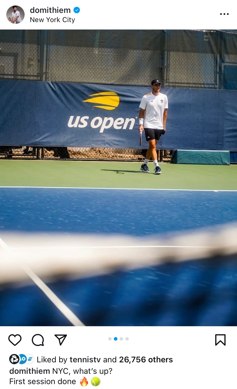 蒂姆在社交媒体预热自己的最后一届美网之旅，他将在首轮迎战实力强大的美国新星谢尔顿