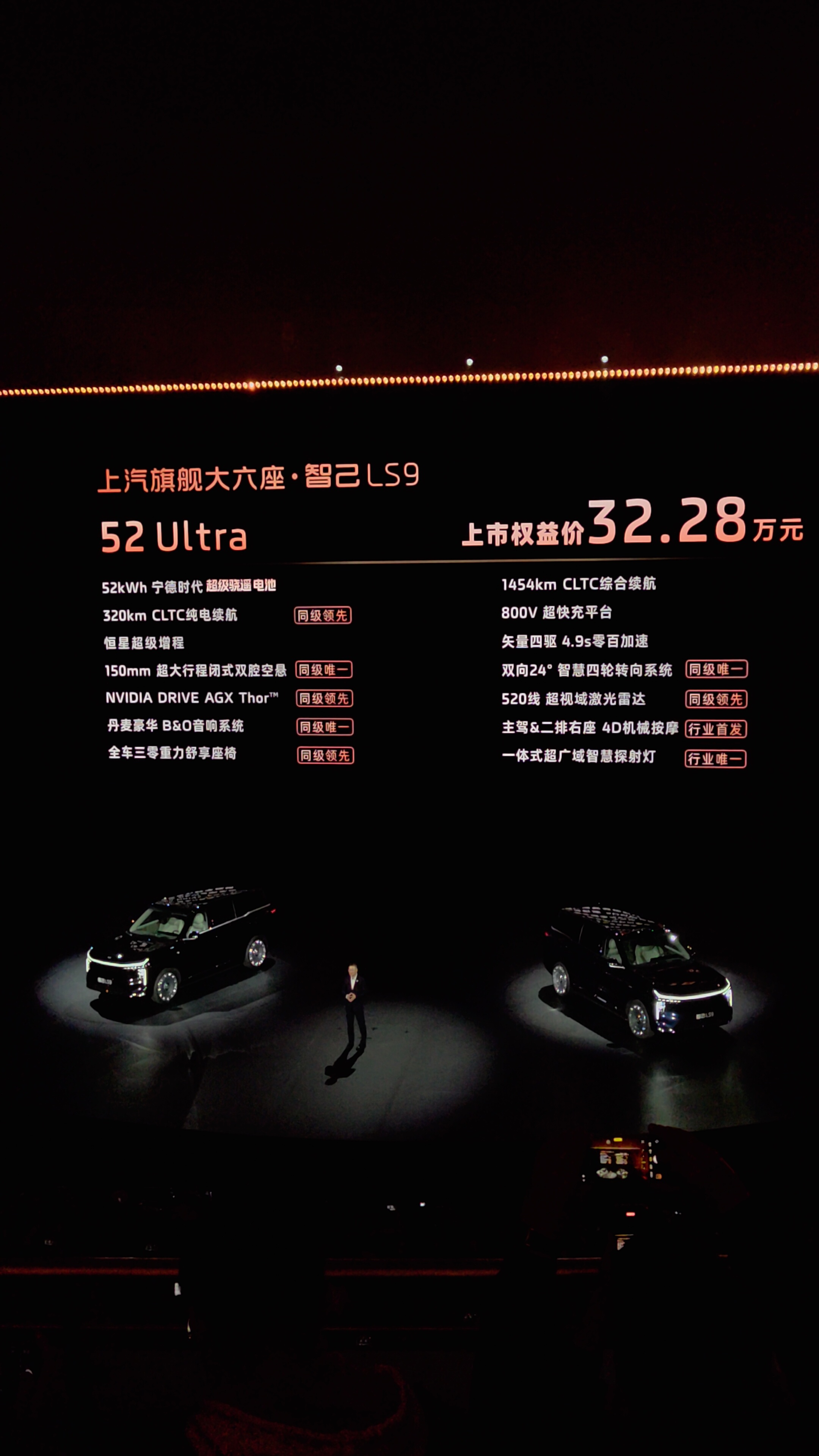 智己LS9的上市价格也来了：52 Ultra版：32.28万元（52kWh电池，