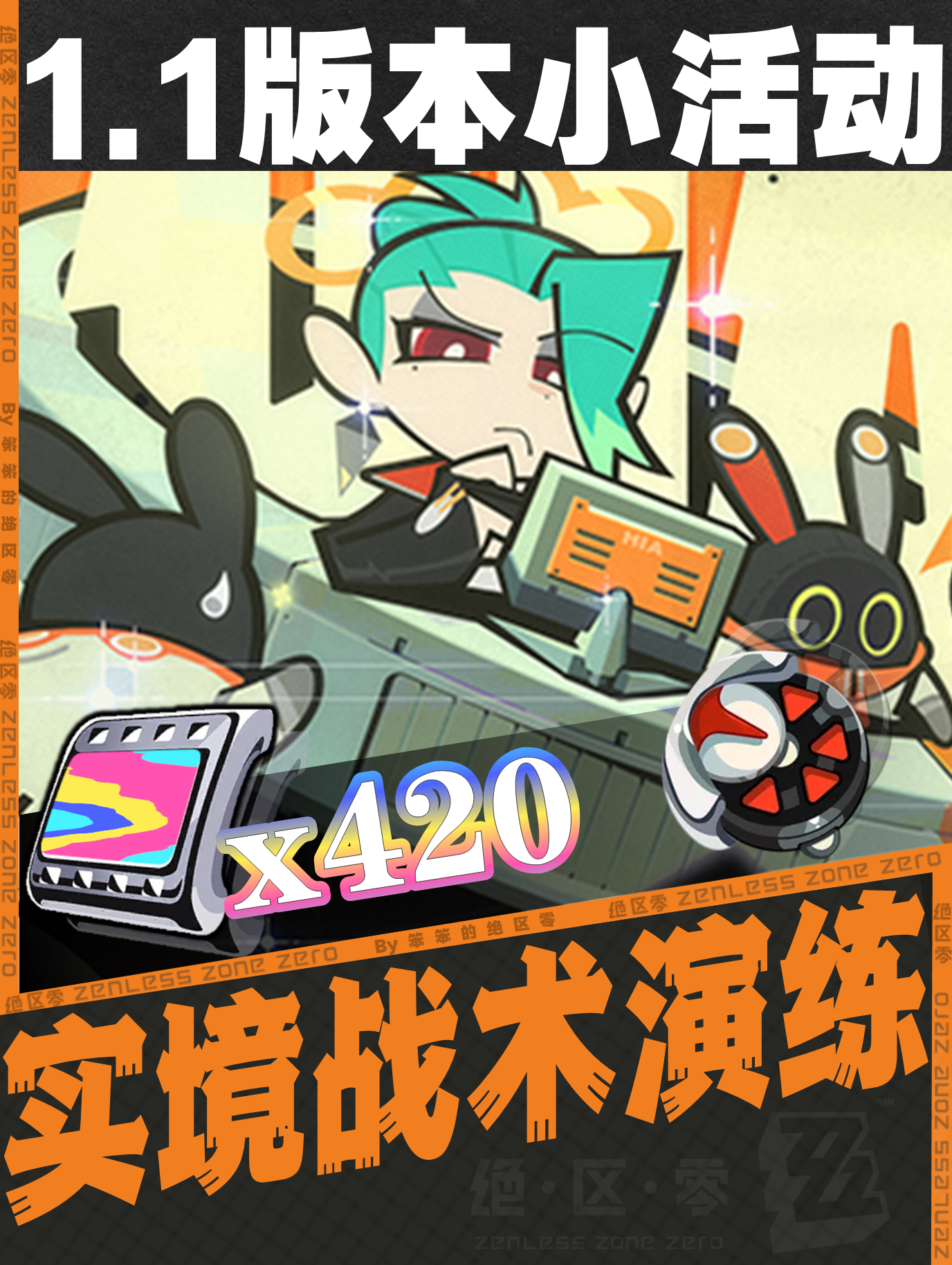 #绝区零[超话]##绝区零1.1##绝区零攻略# 🐱大家好，我是笨笨的铲屎官今