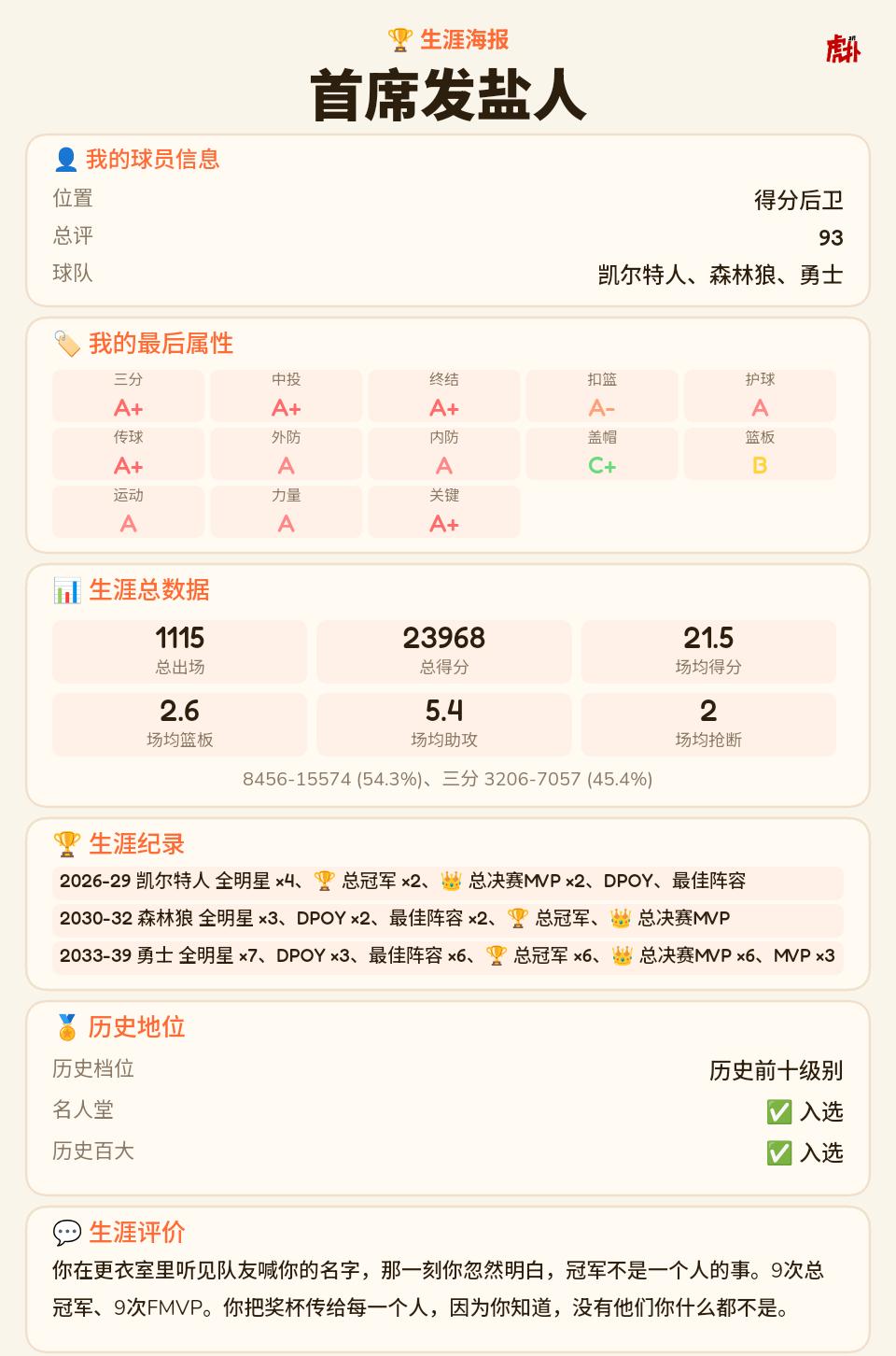 勇士后期新秀好bug