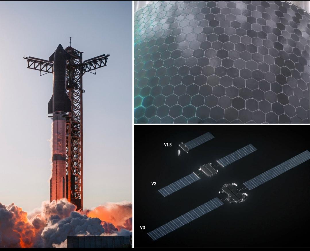 这是 Starship 首次携带 20 颗下一代 Starlink V3 卫星进