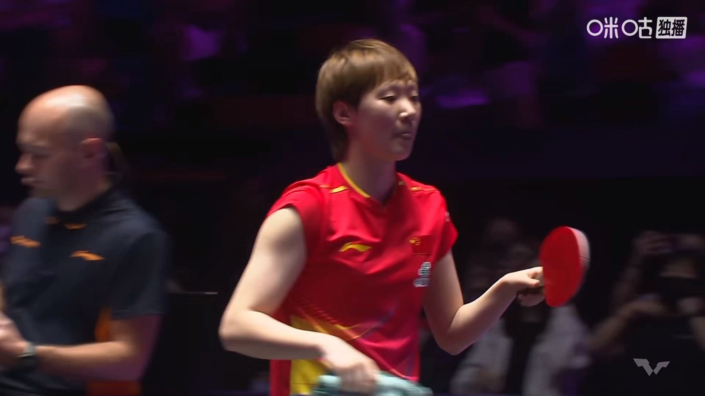 王曼昱4比2陈幸同(11-6，11-4，10-12，11-5，9-11，11-8