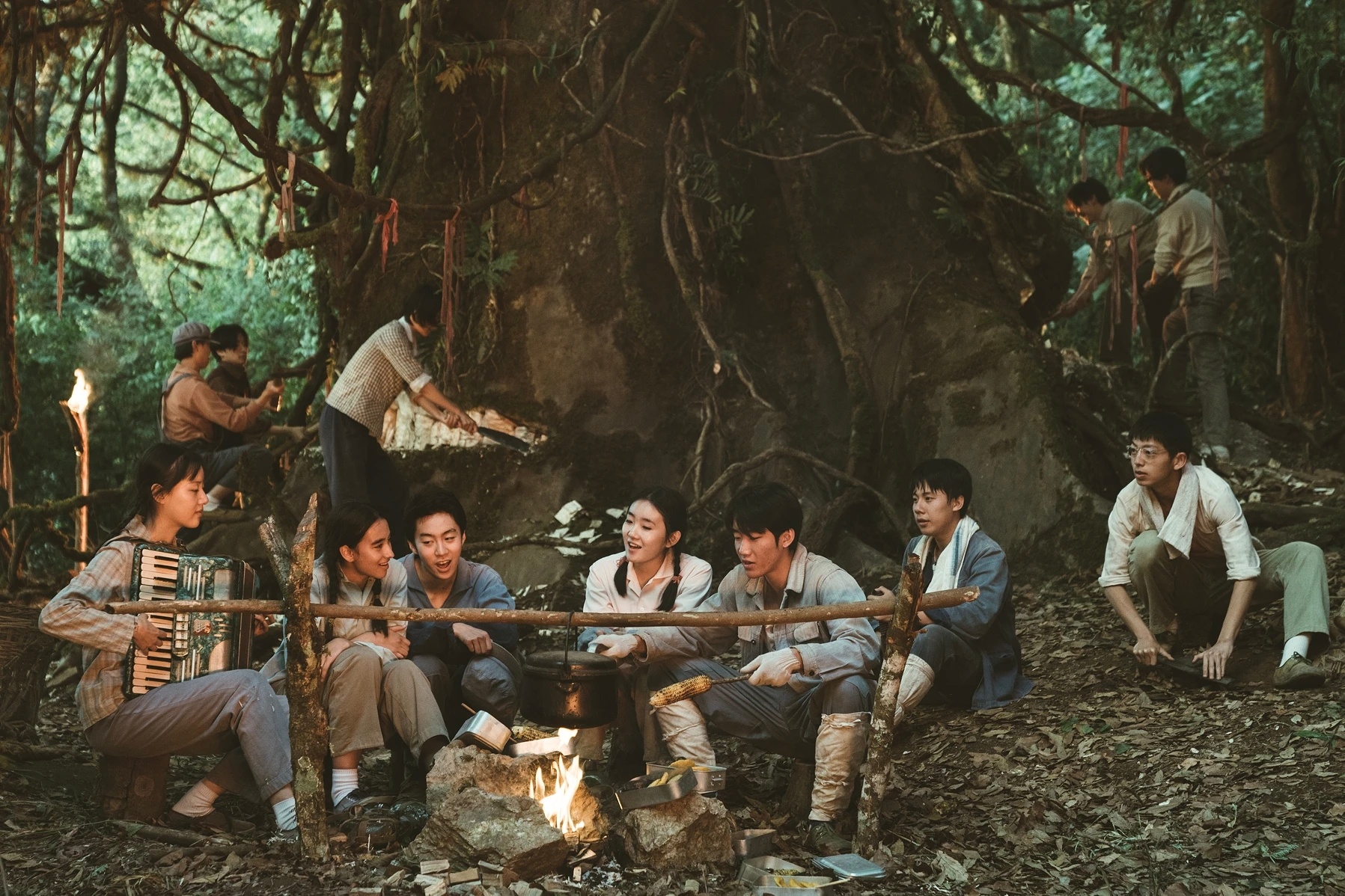 由田壮壮执导，章宇、周奇、李宛妲、岳骁恪、吴宇恒等主演的影片《鸟鸣嘤嘤》亮相第7