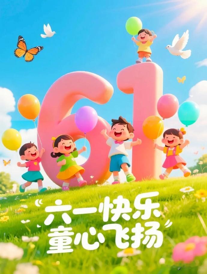 今天六一，祝贺小朋友快乐，也祝贺大朋友们节日快乐。