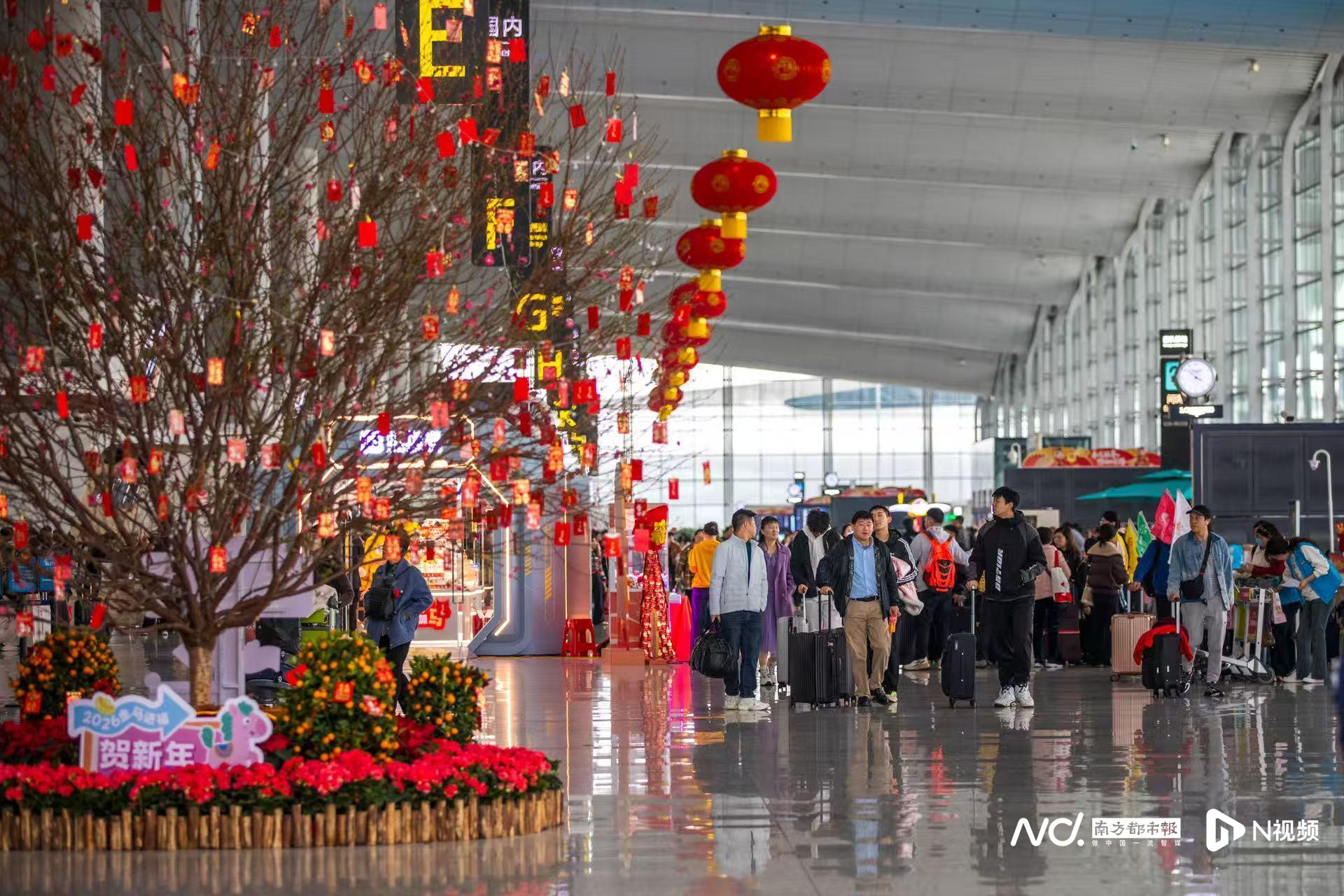 #白云机场单日客流破28万#【返程客流最高峰来袭！白云机场单日客流首破28万人次