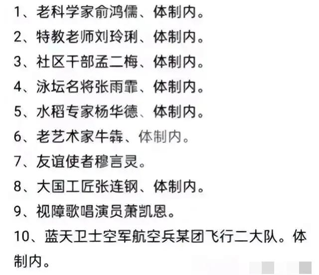 2024年十大感动中国人物，哪个能感动你？#敢信这是24年# #全网大猜想# #