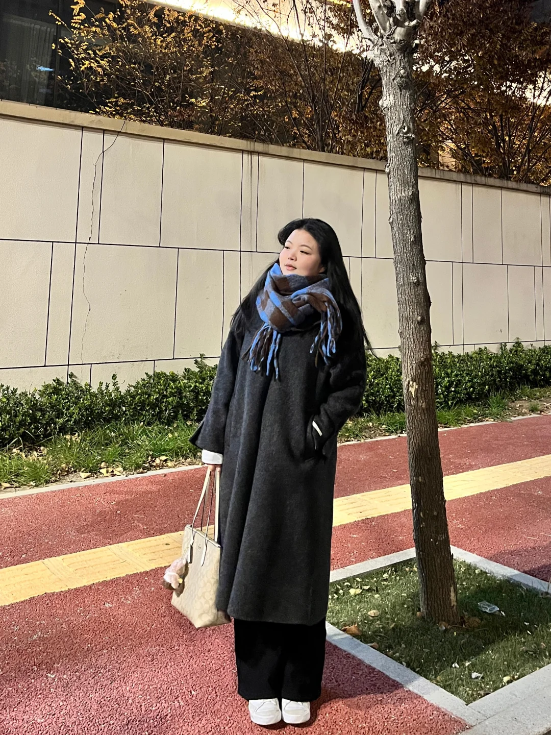 158｜160斤 大码女生灰色系初冬穿搭