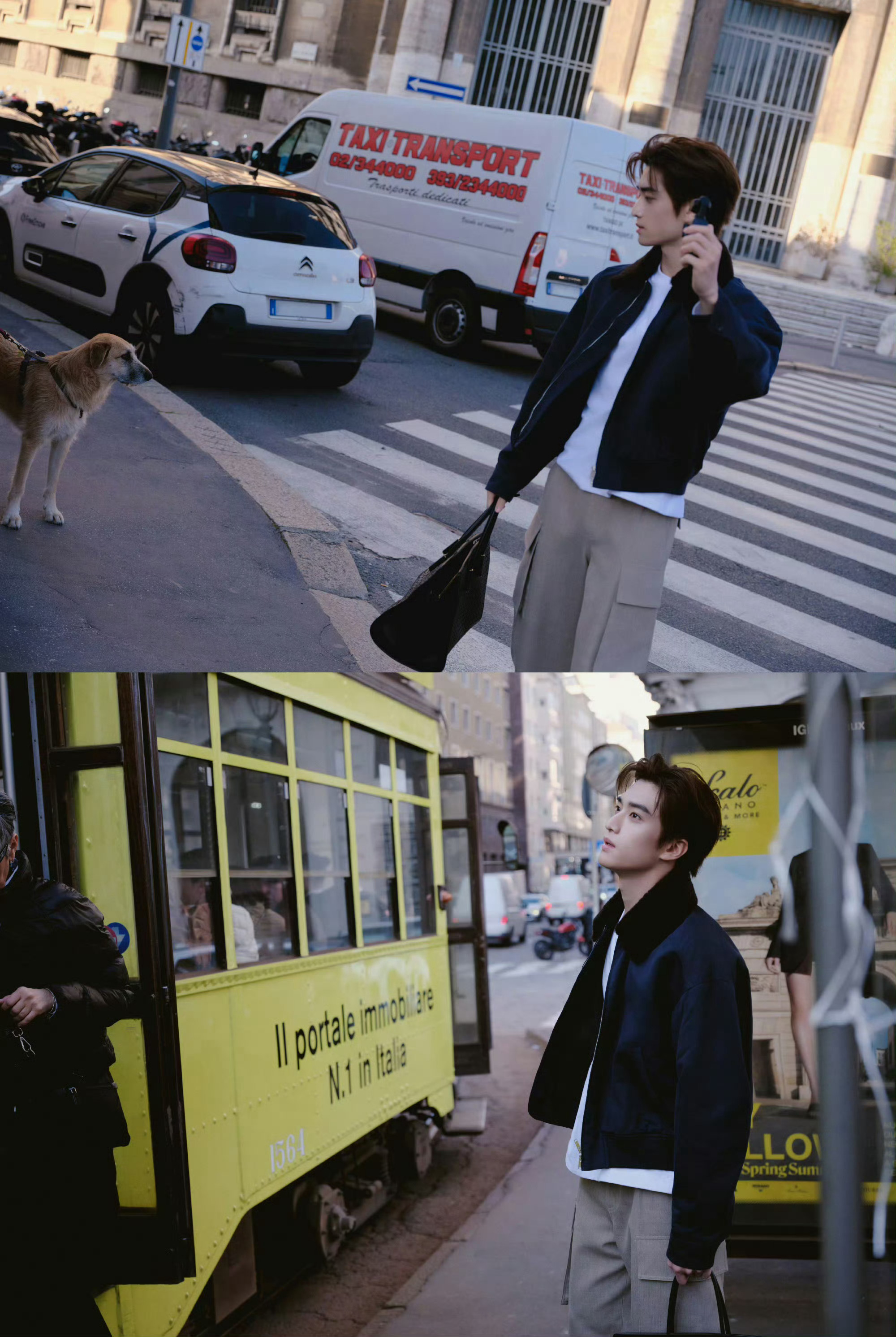 张康乐✖️Bottega Veneta ☀️💐 米兰时装周